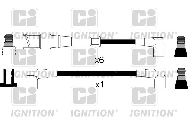 QUINTON HAZELL Augstsprieguma vadu komplekts XC462
